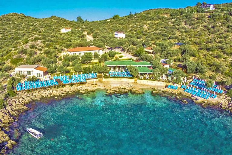 Hidayet cove on the Çukurbağ peninsula, Kaş